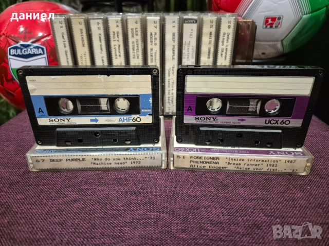10 бр. аудио касети SONY FeCr 60 – TYPE I – нормална лента - TOP модел японски касети с рок музика, снимка 6 - Аудио касети - 53224722