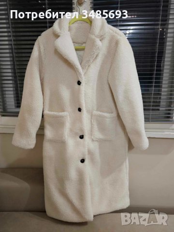Бяло палто S размер Ново, снимка 2 - Палта, манта - 44168708