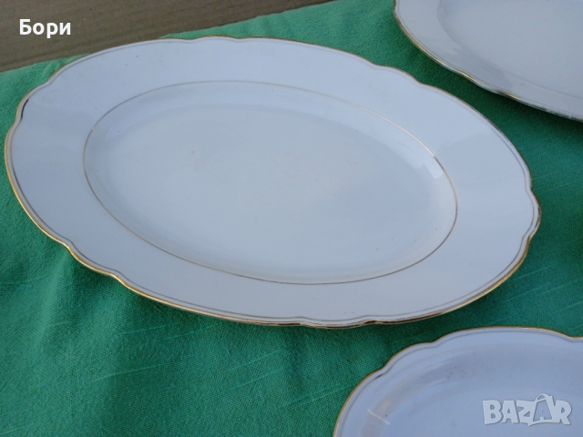 Немски порцелан плата, снимка 3 - Чинии - 36224365
