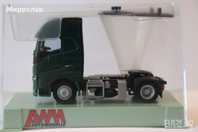 AWM H0 1/87 VOLVO ВЛЕКАЧ КАМИОН МОДЕЛ ТИР ЗЕЛЕН , снимка 3 - Колекции - 50784303