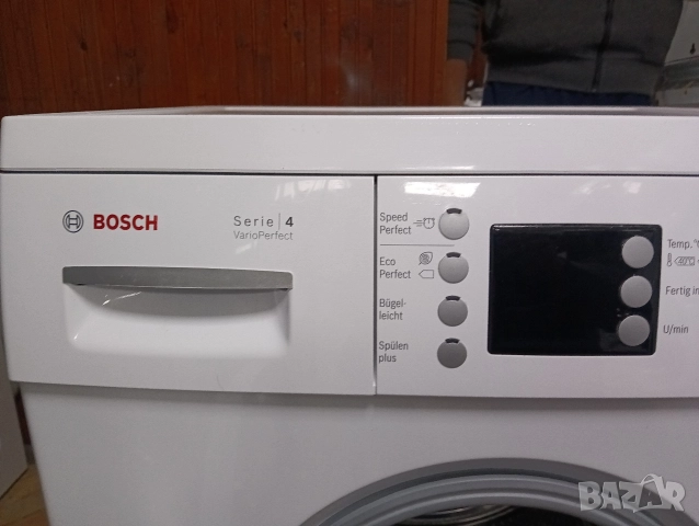 Комплект пералня и сушилня с термопомпа Бош Bosch Serie 4 Made in Germany 2 години гаранция!, снимка 3 - Перални - 52707467