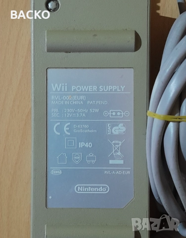Конзола Nintendo Wii  RVL-001, снимка 10 - Nintendo конзоли - 52431565
