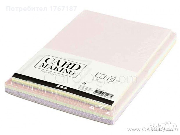 Заготовки за картички с плик Основи за покани Голям избор на цветове, снимка 9 - Други - 41305826