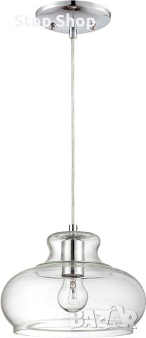 Луксозна лампа Westinghouse Хром пендел , снимка 3 - Лампи за таван - 42113292
