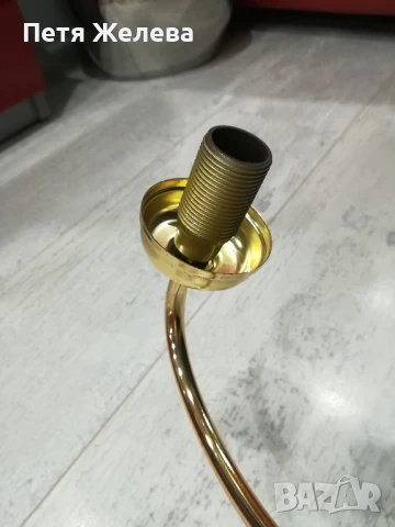 Полилей 5 крушки-дърво,стъкло и метал/Австрия , снимка 9 - Полилеи - 50731985