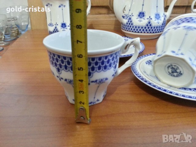 Стар сервиз фин костен порцелан, снимка 8 - Антикварни и старинни предмети - 35927502