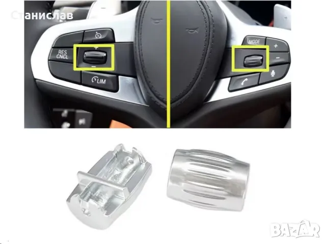 BMW 7 G11 Копчета за волан, снимка 2 - Части - 50256491