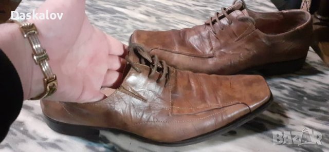 Продавам кожени мъжки обувки, снимка 1