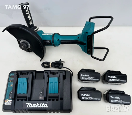 Makita DGA900 - Безчетков голям ъглошлайф 230мм 4x5.0Ah като нов!, снимка 3 - Ъглошлайфи - 53090650