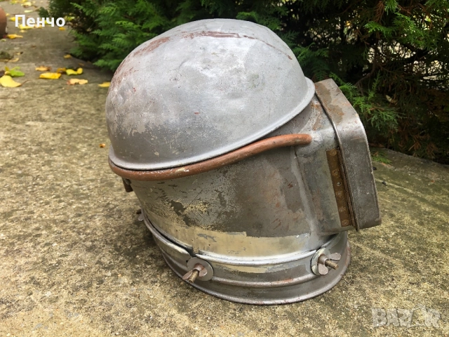 стар предпазен скафандър /шлем, маска/ - ретро, снимка 5 - Антикварни и старинни предмети - 40204581