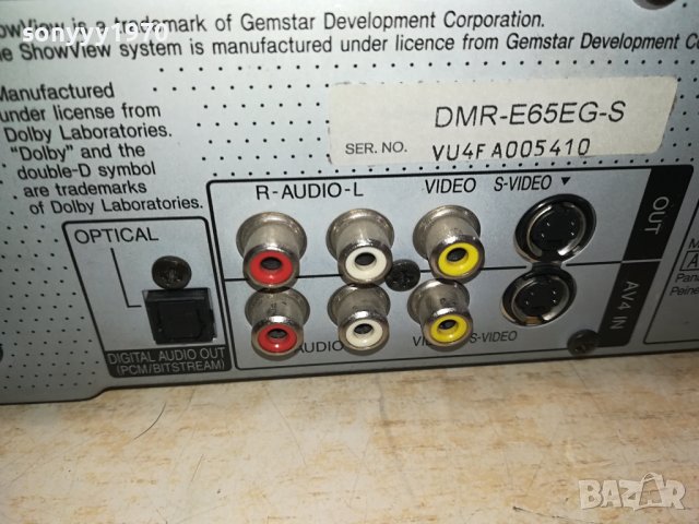 PANASONIC RECORDER MADE IN GERMANY 1302241155, снимка 11 - Плейъри, домашно кино, прожектори - 44272432