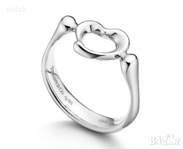 Сребърен пръстен tiffany, снимка 3 - Пръстени - 34493648