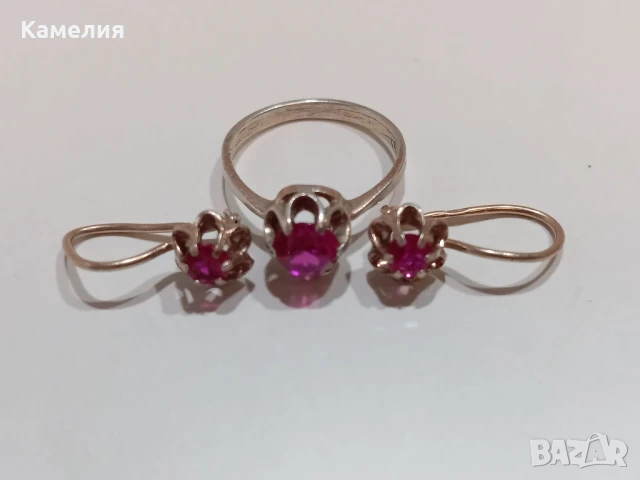 Руско сребро , снимка 4 - Бижутерийни комплекти - 51316957