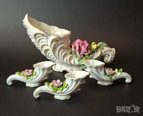 Декоративни вази тип "рог на изобилието" - Sandizell, Dresden