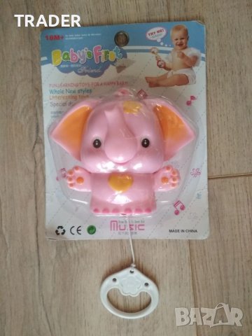 Baby's first friend слонче музикална играчка  , снимка 1
