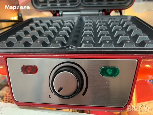 Гофретник за белгийски гофрети 1000W , снимка 3 - Гофретници - 53590376