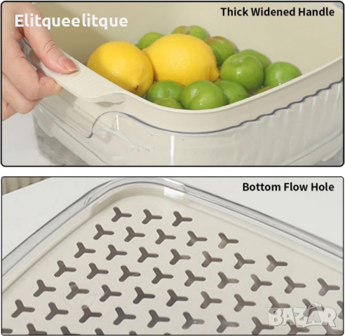 Многофункционална купа с гевгир 4 в 1 – за измиване, отцеждане и съхранение, снимка 6 - Други - 52188416