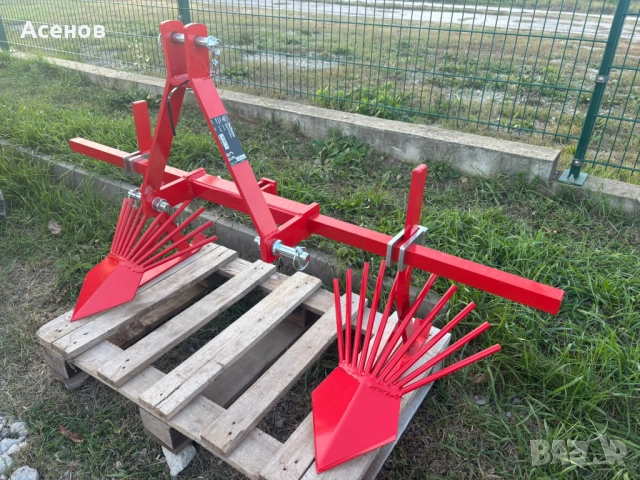 Италианска картофовадачка двуредова Del Morino, снимка 3 - Селскостопанска техника - 52158315