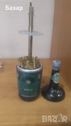 Руска бутилка цигаретник, снимка 2 - Антикварни и старинни предмети - 50908999