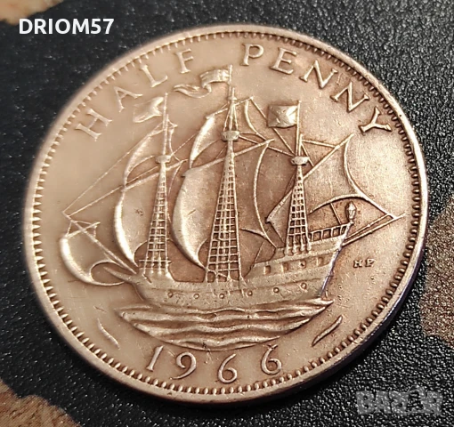 Монетu Великобритния - 3 бр.› Кралица Елизабет II(1953-1967), снимка 5 - Нумизматика и бонистика - 50110377