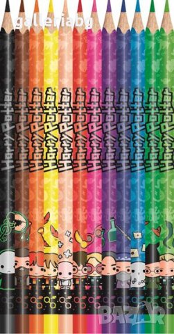 Цветни моливи Хари Потър - Harry Potter, 12цвята, снимка 2 - Ученически пособия, канцеларски материали - 41529138