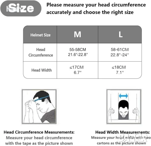 Велосипедна каска с вграден LED фар и лека задна част, р-р L, снимка 5 - Аксесоари за велосипеди - 50885008