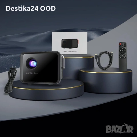 Проектор Full HD WiFi Bluetooth Android Auto Focus 25000 lumens, снимка 2 - Друга електроника - 53821007