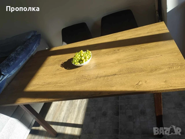 Голяма Трапезна маса 160/90 Н78см., снимка 4 - Маси - 50730021