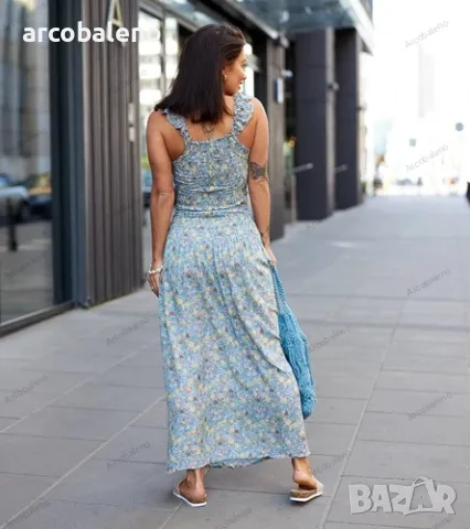 Дамски комплект от две части с топ и пола Febo, 4цвята , снимка 8 - Комплекти - 50413849