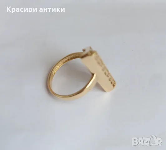 Златен прьстен нов, снимка 2 - Пръстени - 55892323