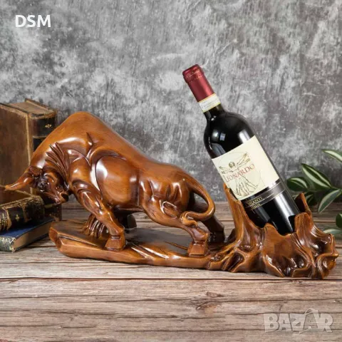 Статуетка Телец Поставка за Бутилка Бик , снимка 2 - Декорация за дома - 36493793