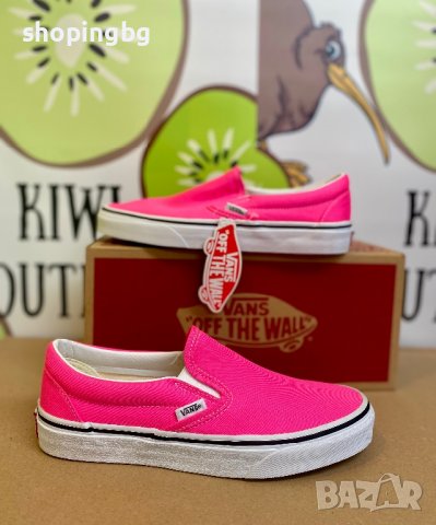 Дамски обувки Vans Neon Pink, снимка 3 - Кецове - 40163962