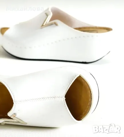 Анатомични нови бели чехли, снимка 3 - Чехли - 50128278