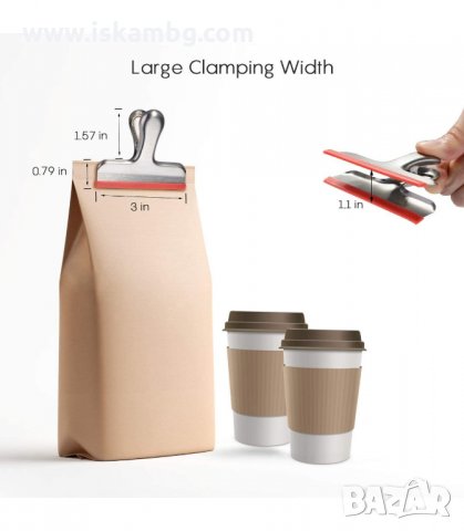 МЕТАЛНИ ЩИПКИ ЗА ЗАТВАРЯНЕ НА ПАКЕТИ - КОД 3129, снимка 4 - Други - 33890000