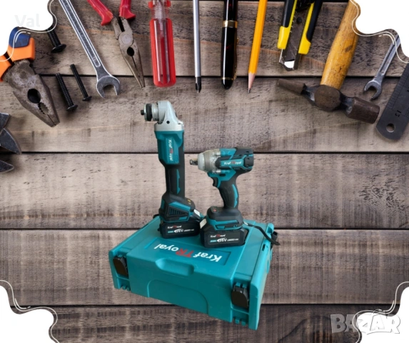 Акумулаторен ударен винтоверт и безчетков ъглошлайф /36V, 8Ah/, снимка 5 - Винтоверти - 53671569