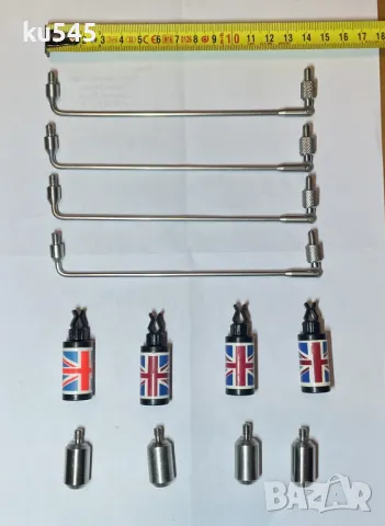 Solar Tackle Fluoro Union Jack indicators - обтегачи/индикатори Солар, снимка 3 - Такъми - 50131048