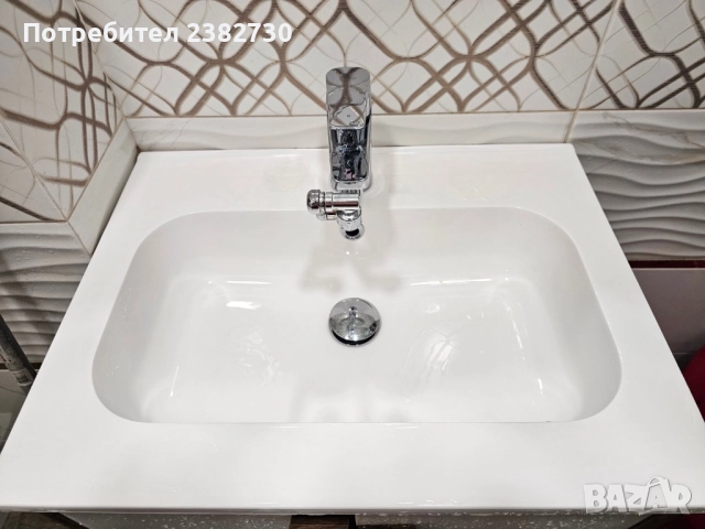 PVC шкаф с мивка и смесител за баня, снимка 9 - Мивки - 52797313
