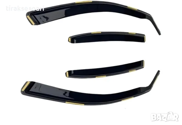 Комплект от 4 броя ветробрани за SKODA OCTAVIA SEDAN 2004 до 2013 MK2 , снимка 4 - Аксесоари и консумативи - 50397262