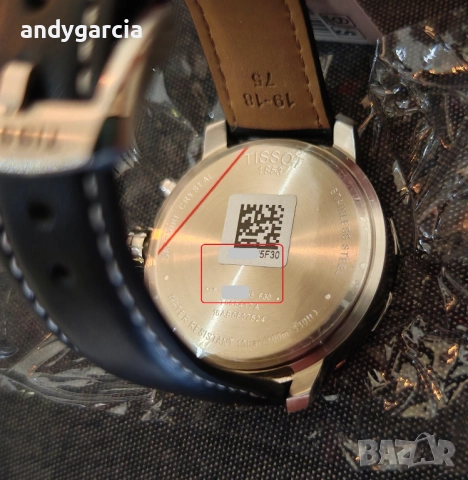  TISSOT Quickster T095.417.16.037.00 Мъжки часовник с хронограф и дата чисто нов, 100% оригинален , снимка 12 - Мъжки - 51512169