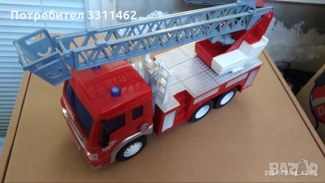Пожарна кола с звук. Пожарен камион със светлини №303