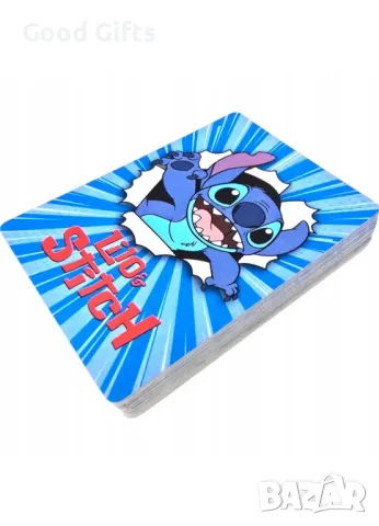 Калъф за карти Лило и Стич + 45 специални карти за игра Lilo and Stitch, снимка 5 - Други - 49213601