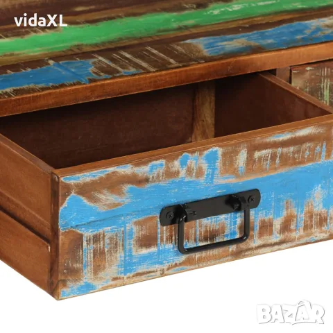 vidaXL ТВ шкаф, 120x30x45 см, регенерирано дърво масив, снимка 4 - Секции и витрини - 56147268