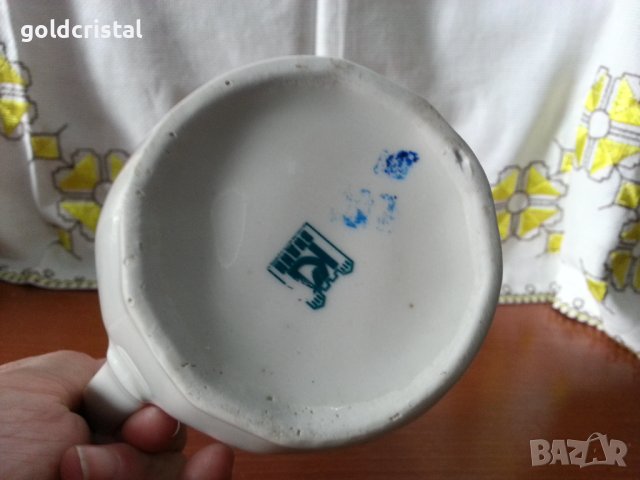 Стар български порцелан кана, снимка 3 - Антикварни и старинни предмети - 41808982