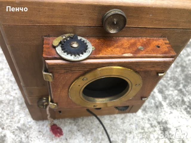 старинен салонен фотоапарат, снимка 4 - Антикварни и старинни предмети - 51135756