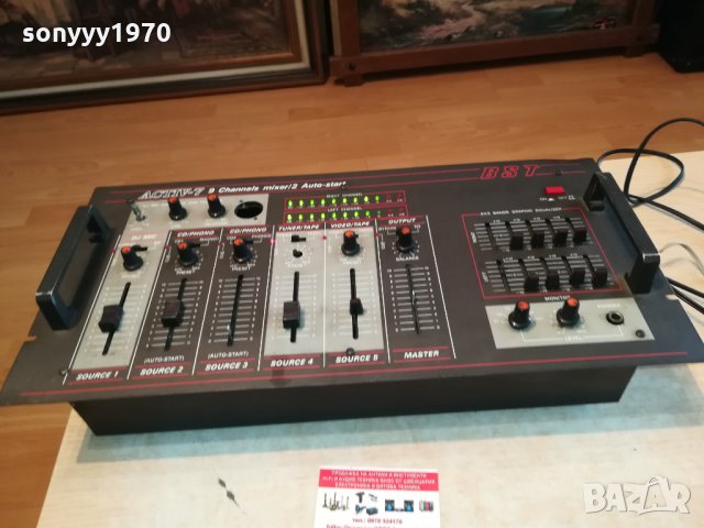 bst activ-7 9 channels mixer-внос france 1402221225, снимка 2 - Ресийвъри, усилватели, смесителни пултове - 35783921