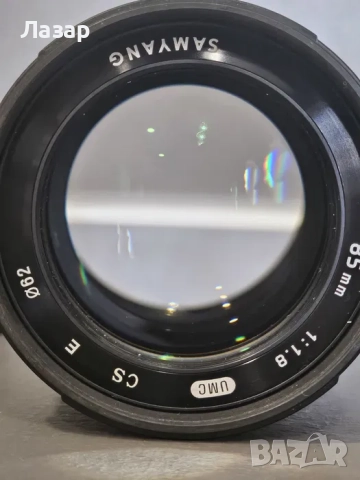 Обектив Samyang 85mm f1.8 UMC CS Sony E, снимка 9 - Обективи и филтри - 52638281