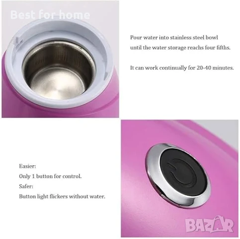 Професионален уред за изглаждане,почистване, хидратиране на лице, снимка 3 - Други - 51164195