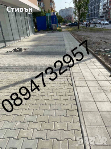 Редене на тротоарни плочки, асфалтиране, уни павета в София, Перник и региона, снимка 11 - Монтажи - 44602017