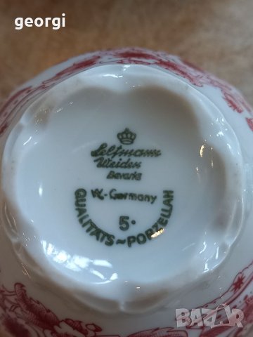 Немска порцеланова чаша за кафе с чинийка , снимка 10 - Чаши - 35666817