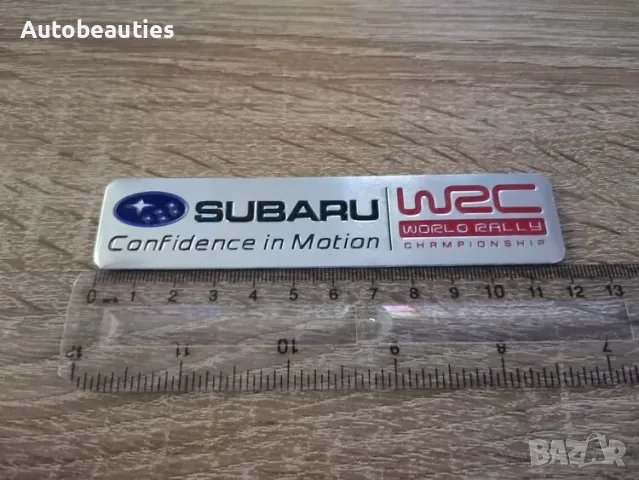 Subaru WRC Confidence in Motion емблема, снимка 2 - Аксесоари и консумативи - 50160516